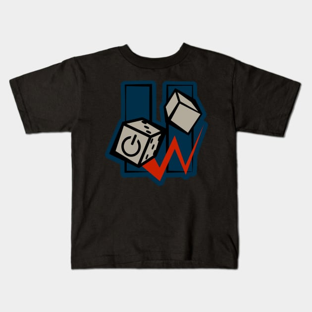 Power Dice Kids T-Shirt by 10 Ugly Merchants